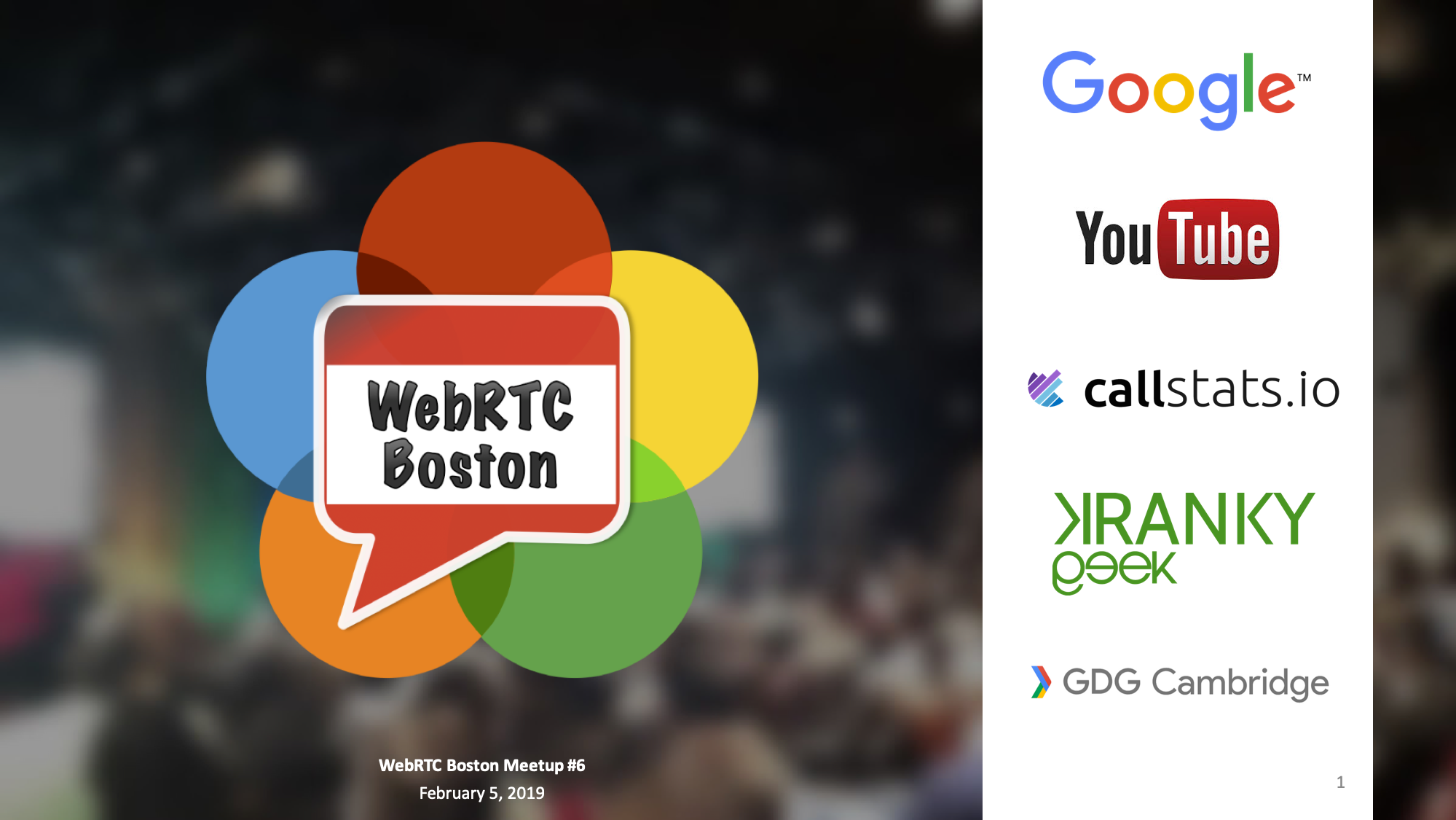 WebRTC Boston Meetup #6